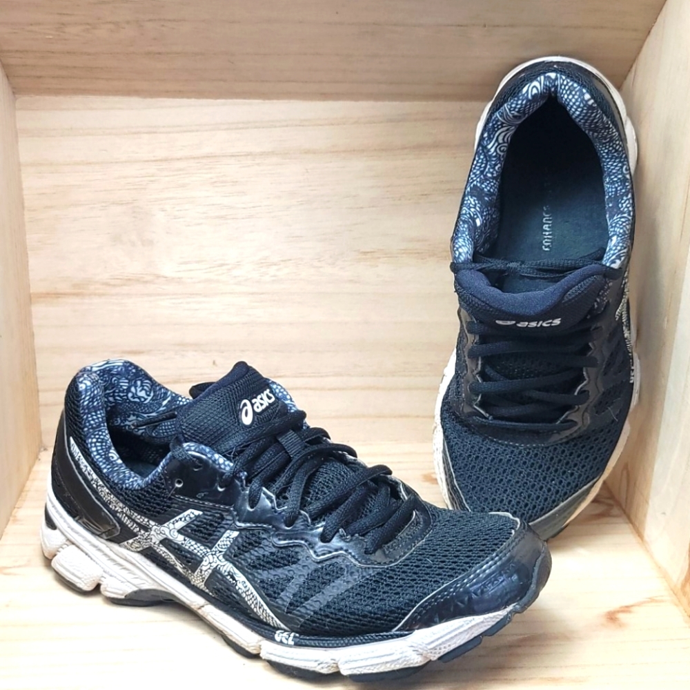 Ascis Black Gel Enhance Ultra 4 Running Shoes